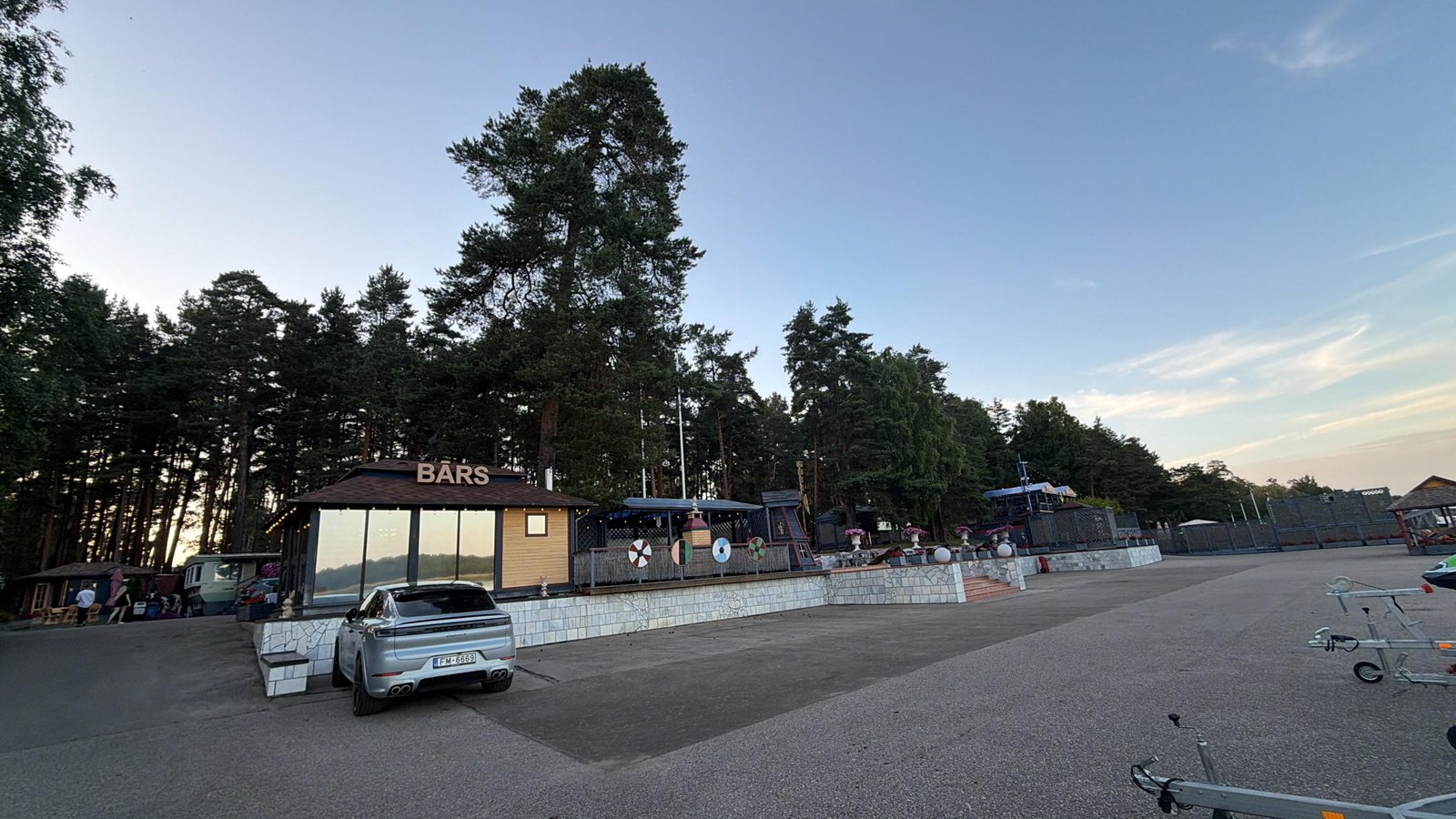 Viking Cafe exterior at Porto Marine